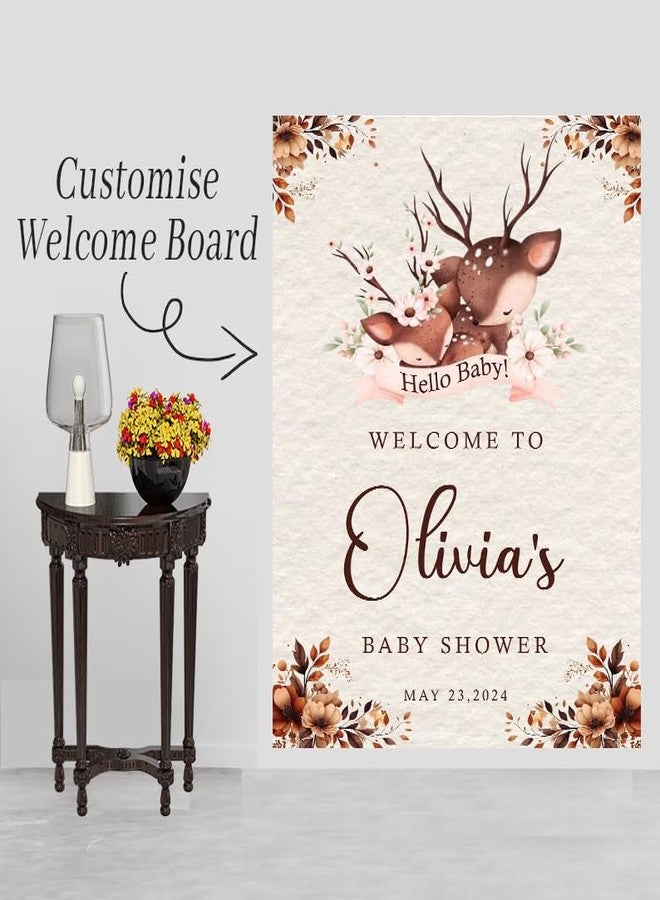 ثيم ماي بارتي لوحة ترحيب مخصصة لحفل استقبال المولود الجديد | لوحة ترحيب مخصصة لحفل استقبال المولود الجديد | زينة حفل استقبال المولود الجديد - Image 3